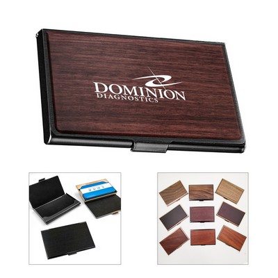Wooden Business Card Holder