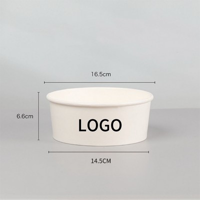 40OZ Disposable Paper Salad Bowl