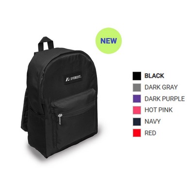 Everest® Basic Laptop Backpack w/Side Pocket, 13.9L