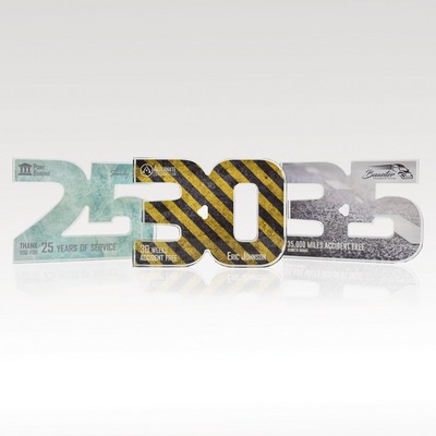 3/4" Acrylic Numerals Style 35 – Traditional Series