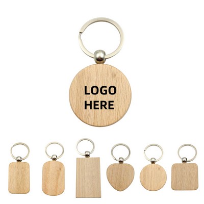 Blank Wooden Keychain