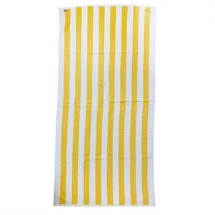 Luxurious Cabana Stripe Beach Towels with Logo