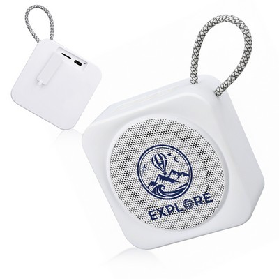 Wireless Speaker with Woven Carry Loop