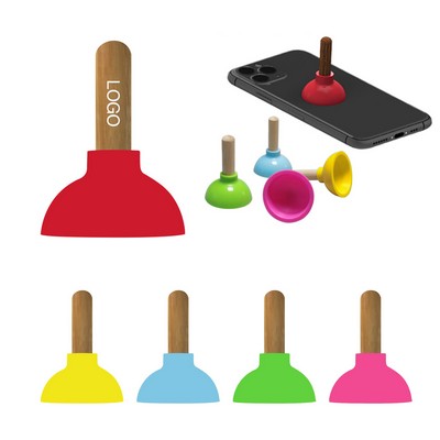 Silicone Toilet Plunger Phone Holder