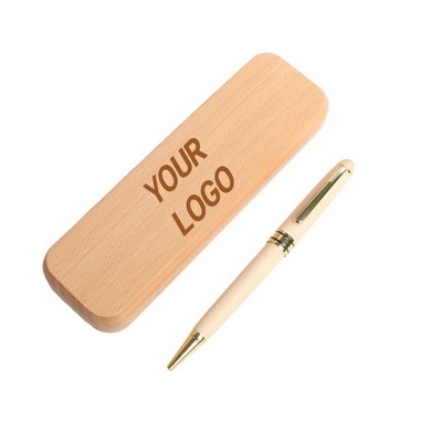 Maple Wooden Ballpoint Pen With Box Set