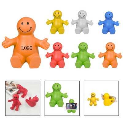 Cute Smiley Phone Hug Holder