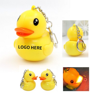 Ducky LED & Sound Keychain