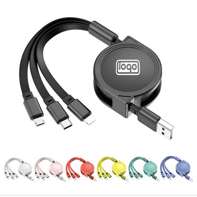 3-in-1 Multi-USB Retractable Charging Cable