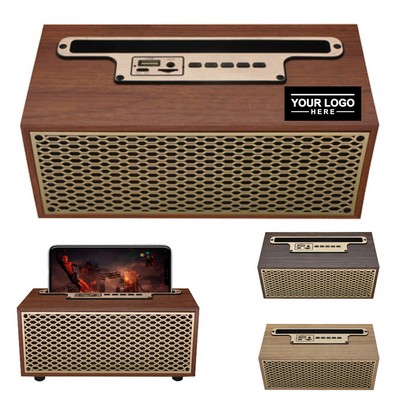 Retro Wooden Bluetooth Speaker