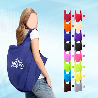 Space Saving Foldable Reusable Shopping Totes