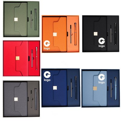 Premium Business Gift Set With Notebook And Metal Pen