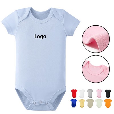 Supersoft Short Sleeve Unisex Baby Cotton Bodysuits