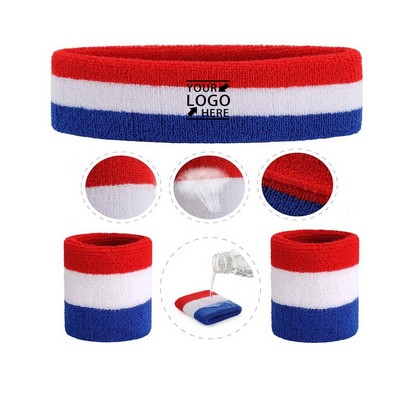 Active Performance Sweatband Set