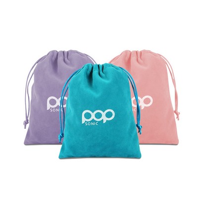 Flannel Drawstring Storage Bag