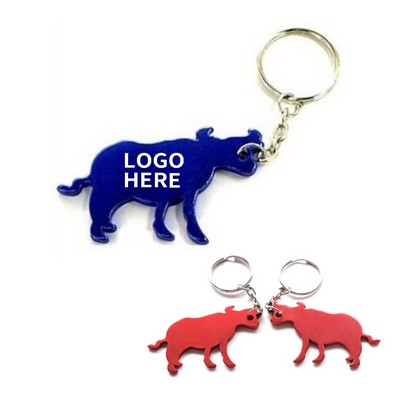 Bison Keychain Bottle Opener