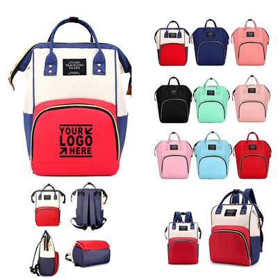 Large Capacity Convenient Diaper Diaper Mummy Bag with Insulated Pockets