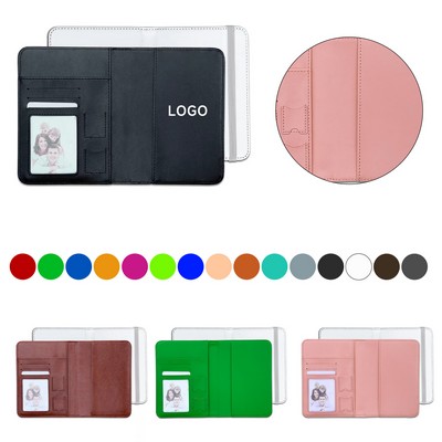 PU Leather Travel Card Holder Passport Case