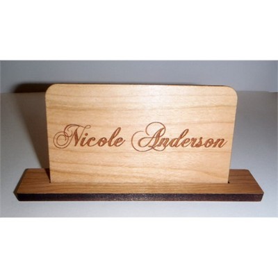 Hardwood Table Signs