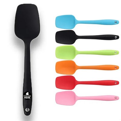 Heat-Resistant Silicone Spoon for Cooking & Baking