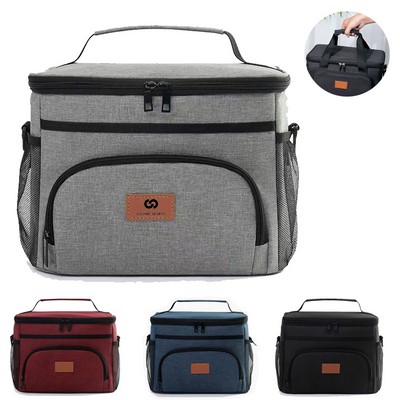 Insulated Lunch Bag with 4 Pockets