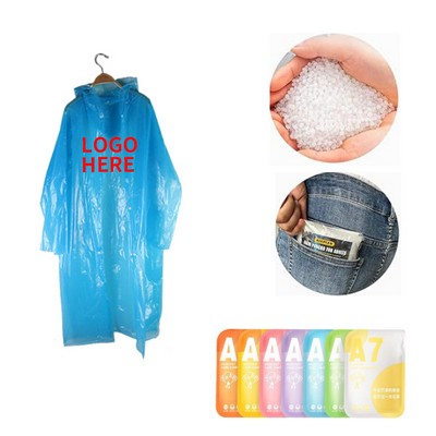 Sustainable Adult Disposable Rain Ponchos