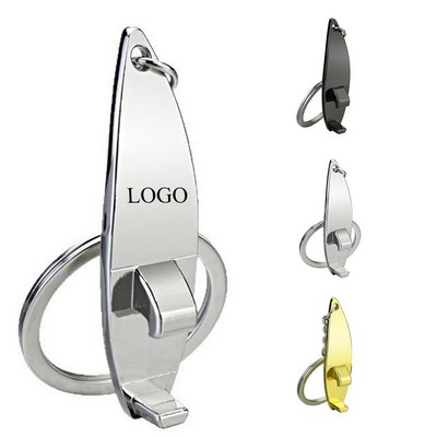 Fun Beach-Themed Bottle Opener Keychain