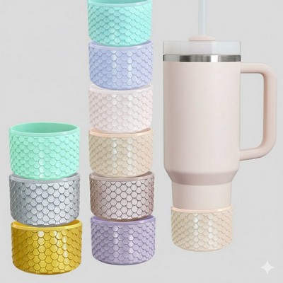 Anti-Slip Silicone Boot for Stanley 40oz Tumbler 7.5CM Universal Protective Bottom Sleeve