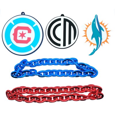 Customizable Eva Team Fan Chain Necklace