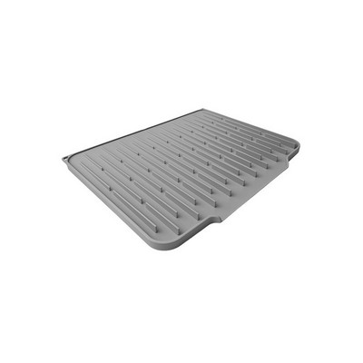 Self-Draining Sloped Silicone Dish Drying Mat Innovative Gravity Drainage Board Modern Minimalist