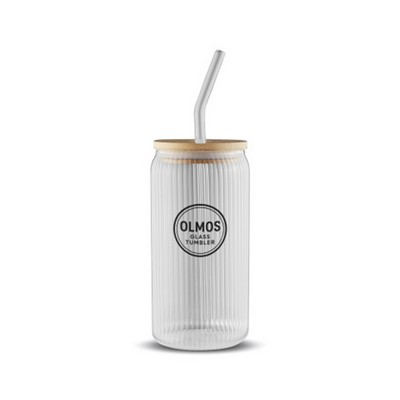 Glass Straw Tumbler