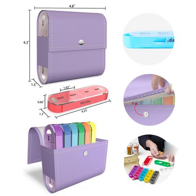 Weekly Travel Pill Case Box