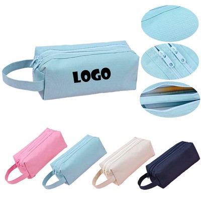 Modern Minimalist Pencil Pouch in Durable Oxford Cloth