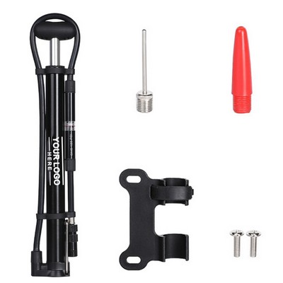 Mini Aluminum Alloy Bike Pump with Integrated Gauge