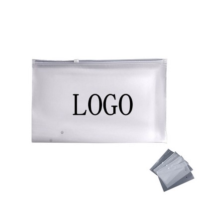 Frosted PE Zipper Pouch