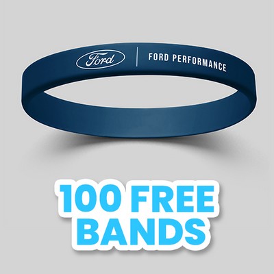 Printed 1/2" Wristband