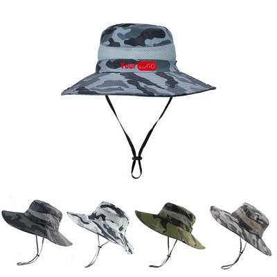 Camouflage Bucket Sun Hat