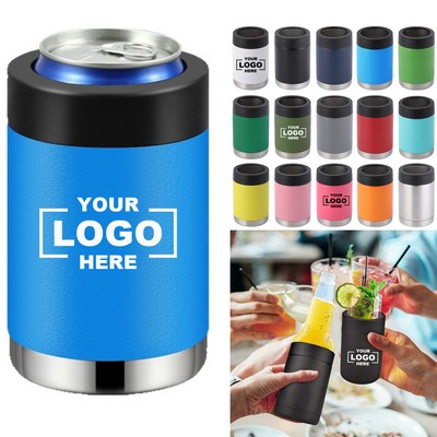 12oz Stainless Steel Vacuum Insulated Can Cooler & Cup