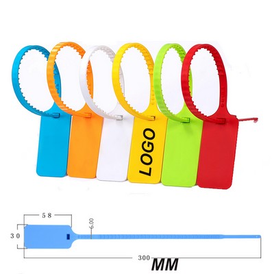 Self-Locking Shoe Tag Anti-Tamper Disposable Plastic Seal