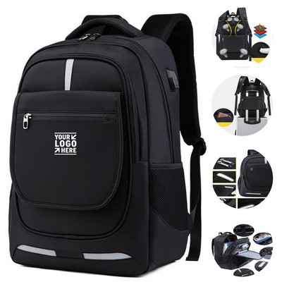 Compact Water-Resistant Laptop Backpack