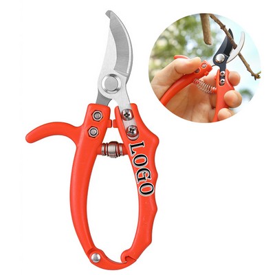 Curved Blade Bypass Pruning Shears for Gardening