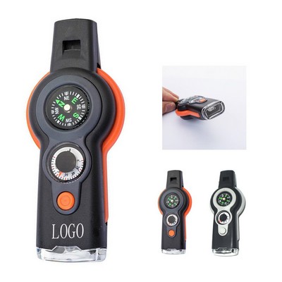7-In-1 Emergency Survival Whistle Kit