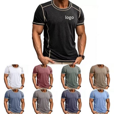 Men's Round-Neck T Shirt