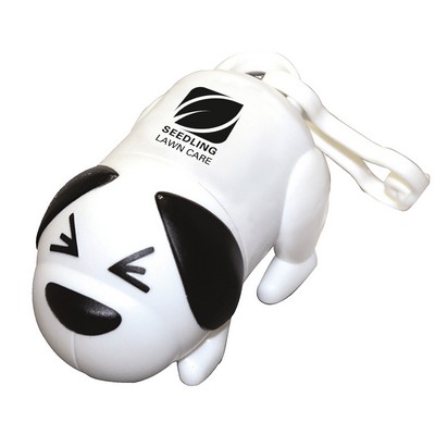 Dog Shaped Pet Bag Dispenser - 1 Color Imprint