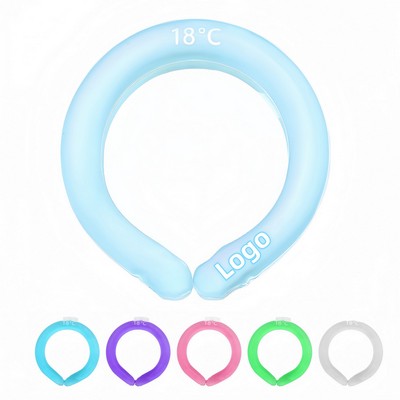 Portable Reusable Ice Ring Neck Cooling Collar For Outdoor Activities