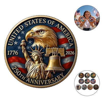 Metal Anniversary Commemorative Coin of American