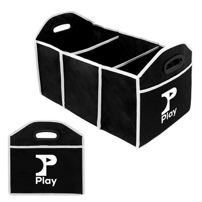 Collapsible Non-Woven Storage Organizer for Car Trunk