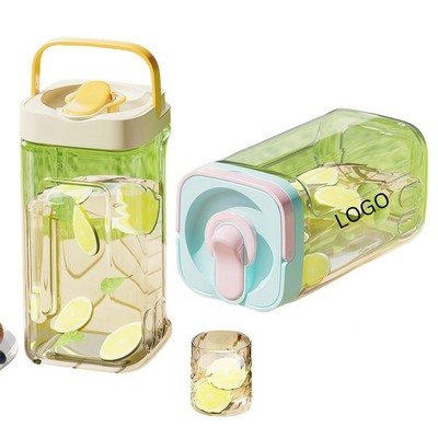 2.5L Fridge Beverage Dispenser Pitcher With Spigot
