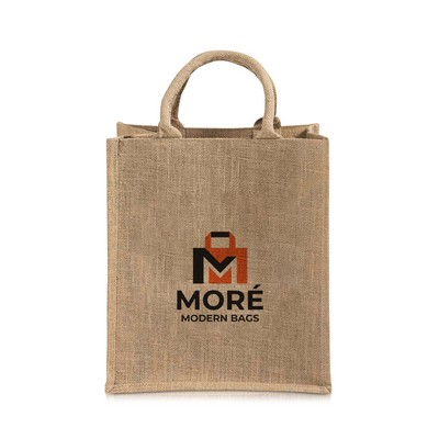Six Bottle Jute Carrier with Dividers