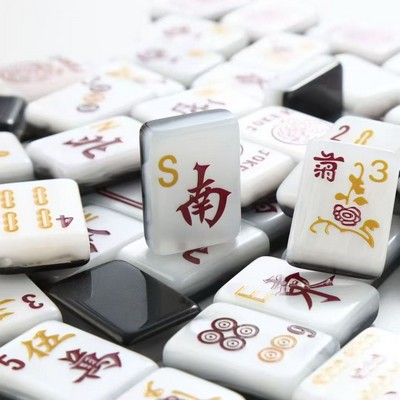 Acrylic Pearl American Mahjong Tiles