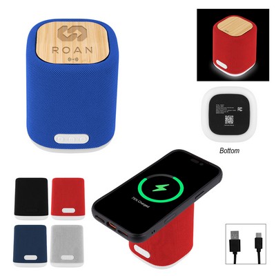 Recycled Light Up Speaker & Wireless Charger